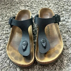 Birkenstock Giza Kids Regular Fit Toe Separator Mules Flat Size 33